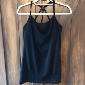 MPG size L workout tank with self bra